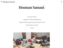 Tablet Screenshot of hoomansamani.com
